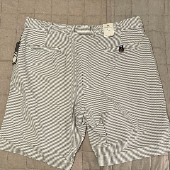 Blue and White striped shorts - Picture 3 of 5